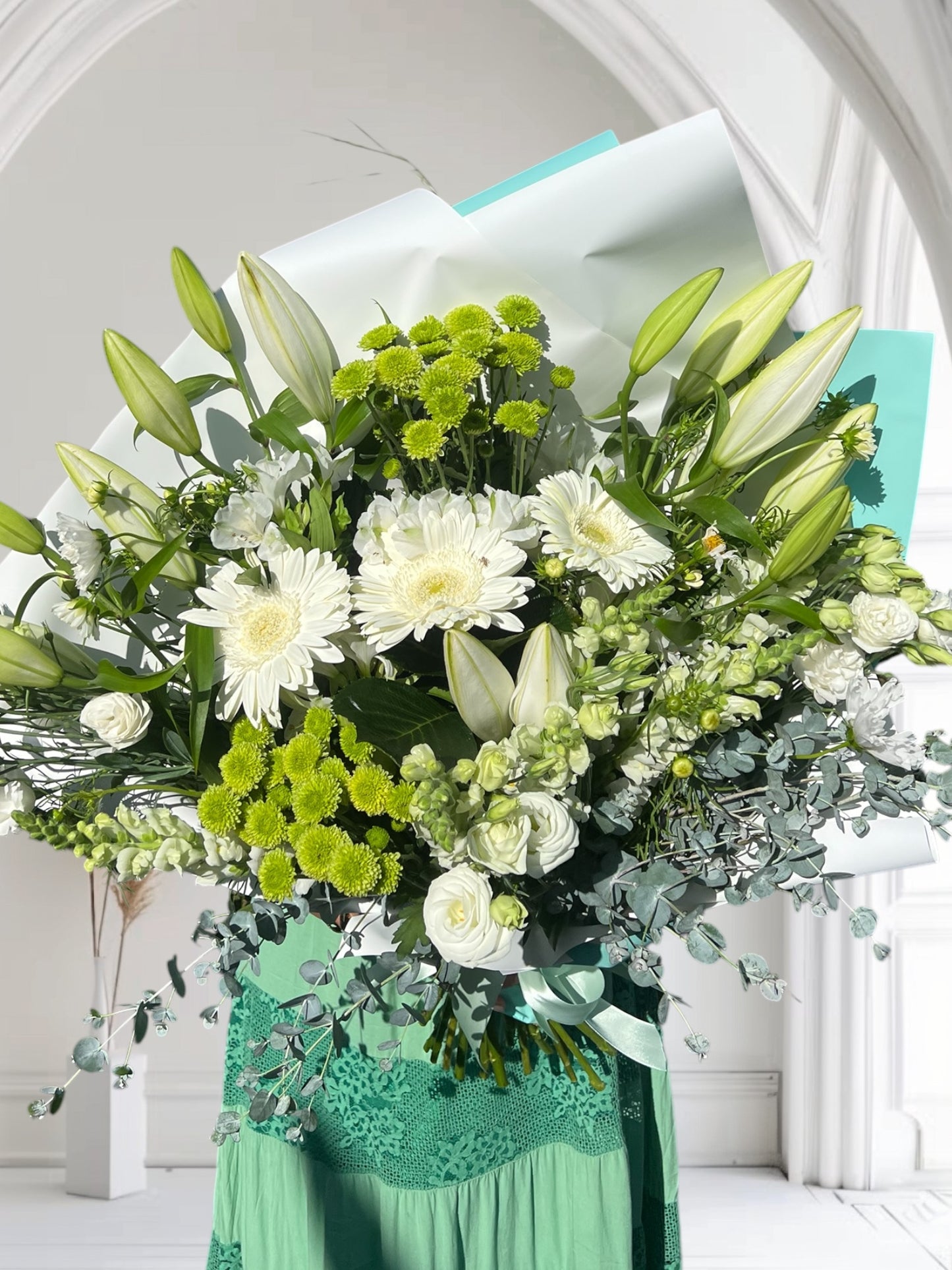 Gorgeous & Always Classic White Bouquet | Mangawhai