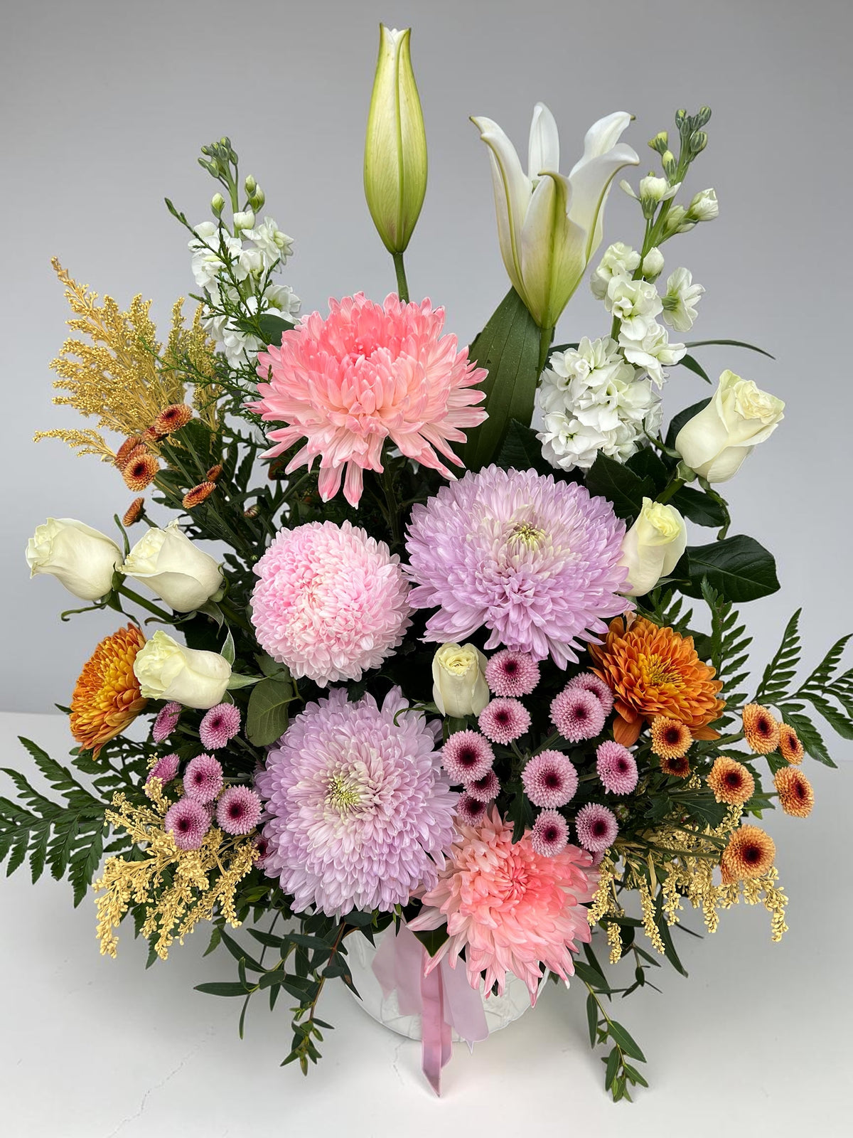 Extra Large Flower Arrangement in Vase approx 90 cm tall