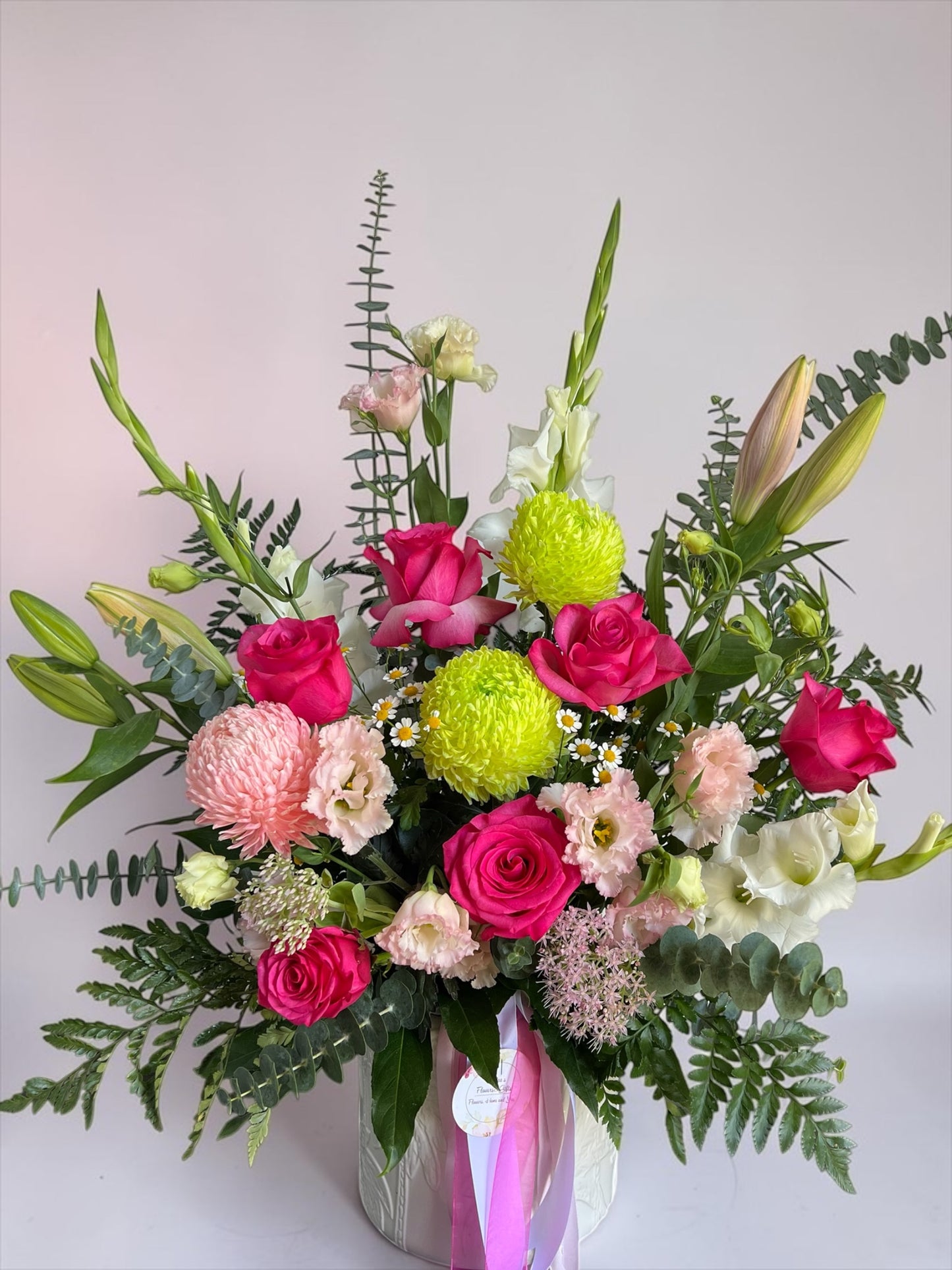 Extra Large Flower Arrangement in Vase approx 90 cm tall