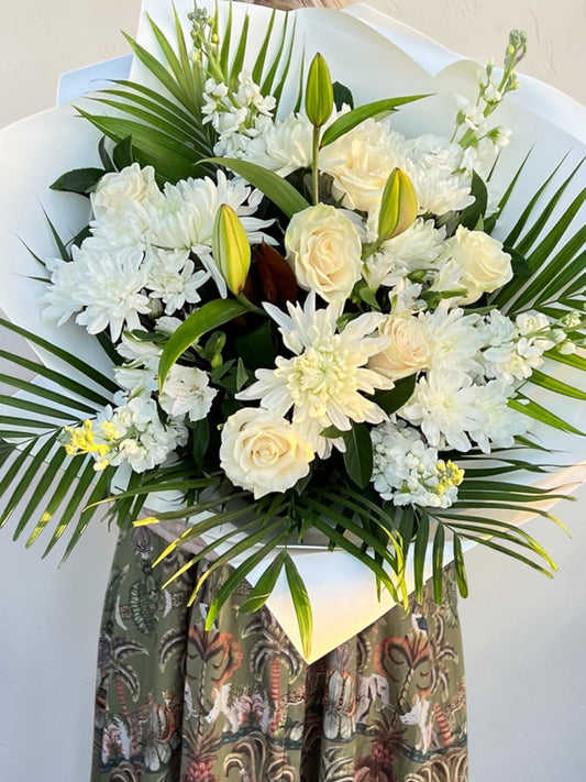 Elegant White Flower Bouquet